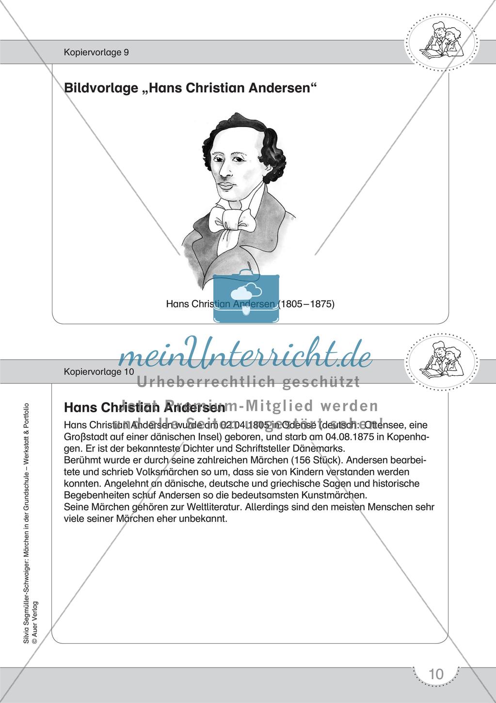 Märchenwerkstatt und Portfolio: Märchen und Märchenaufschreiber kennenlernen Preview 12