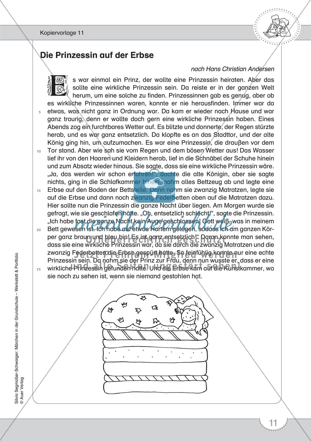 Märchenwerkstatt und Portfolio: Märchen und Märchenaufschreiber kennenlernen Preview 13