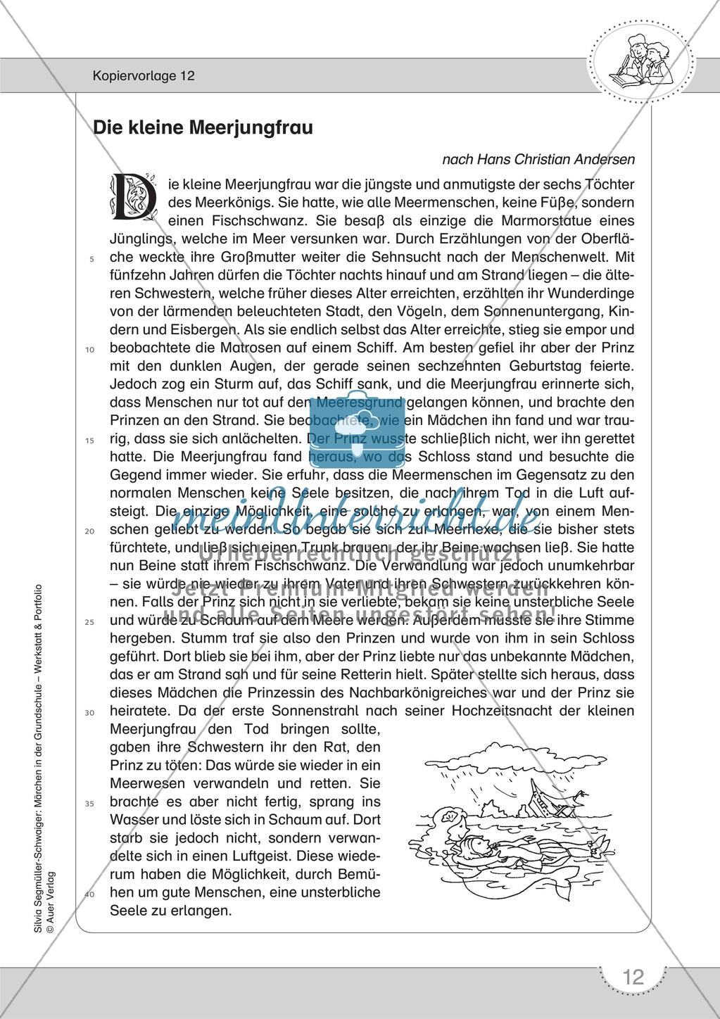 Märchenwerkstatt und Portfolio: Märchen und Märchenaufschreiber kennenlernen Preview 14