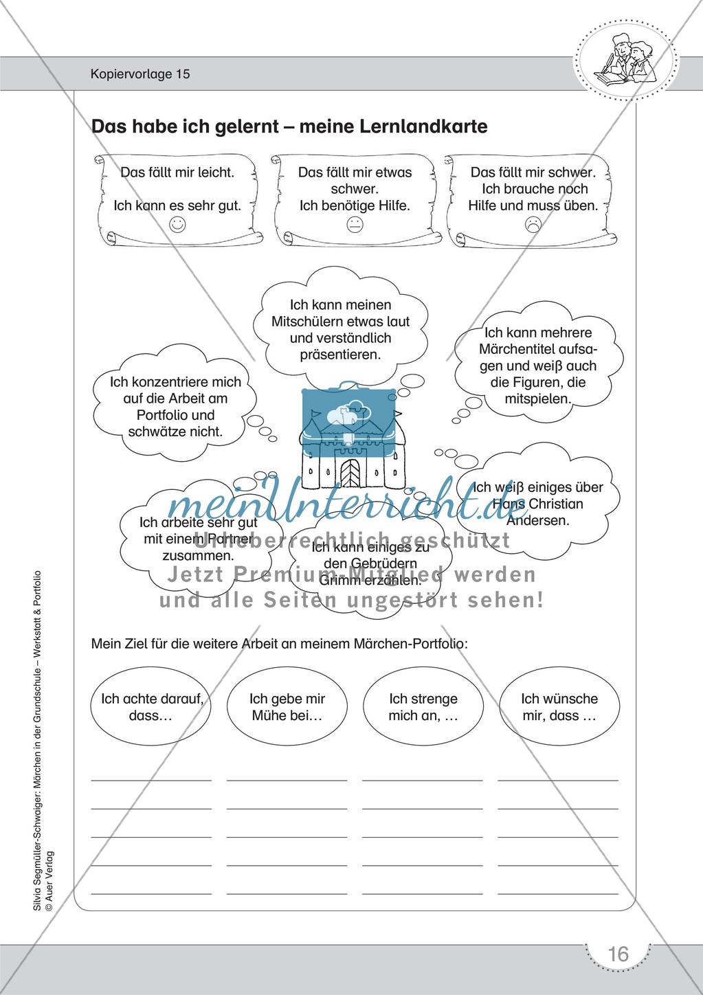 Märchenwerkstatt und Portfolio: Märchen und Märchenaufschreiber kennenlernen Preview 18