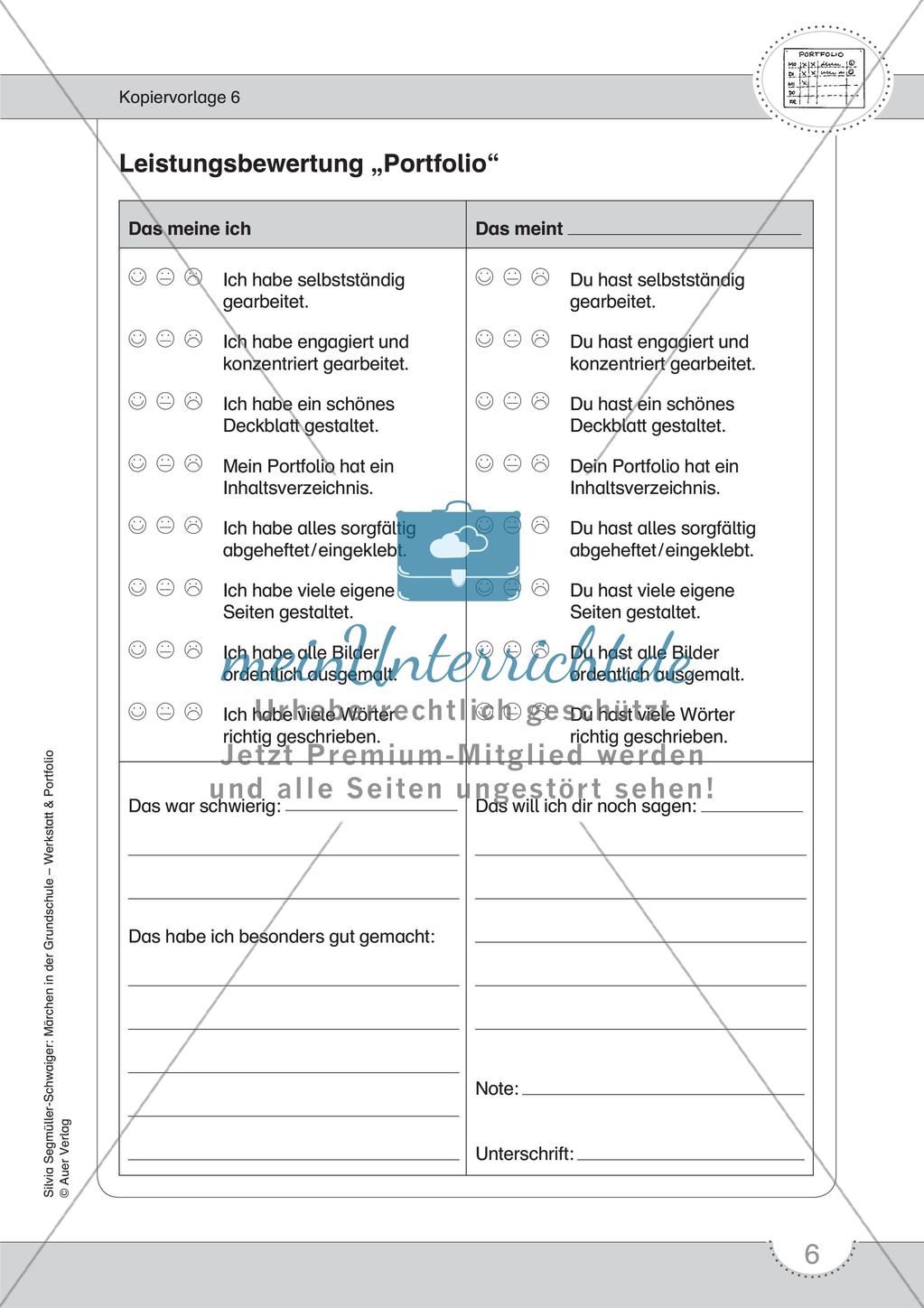 Märchenwerkstatt und Portfolio: Bewertung Preview 8