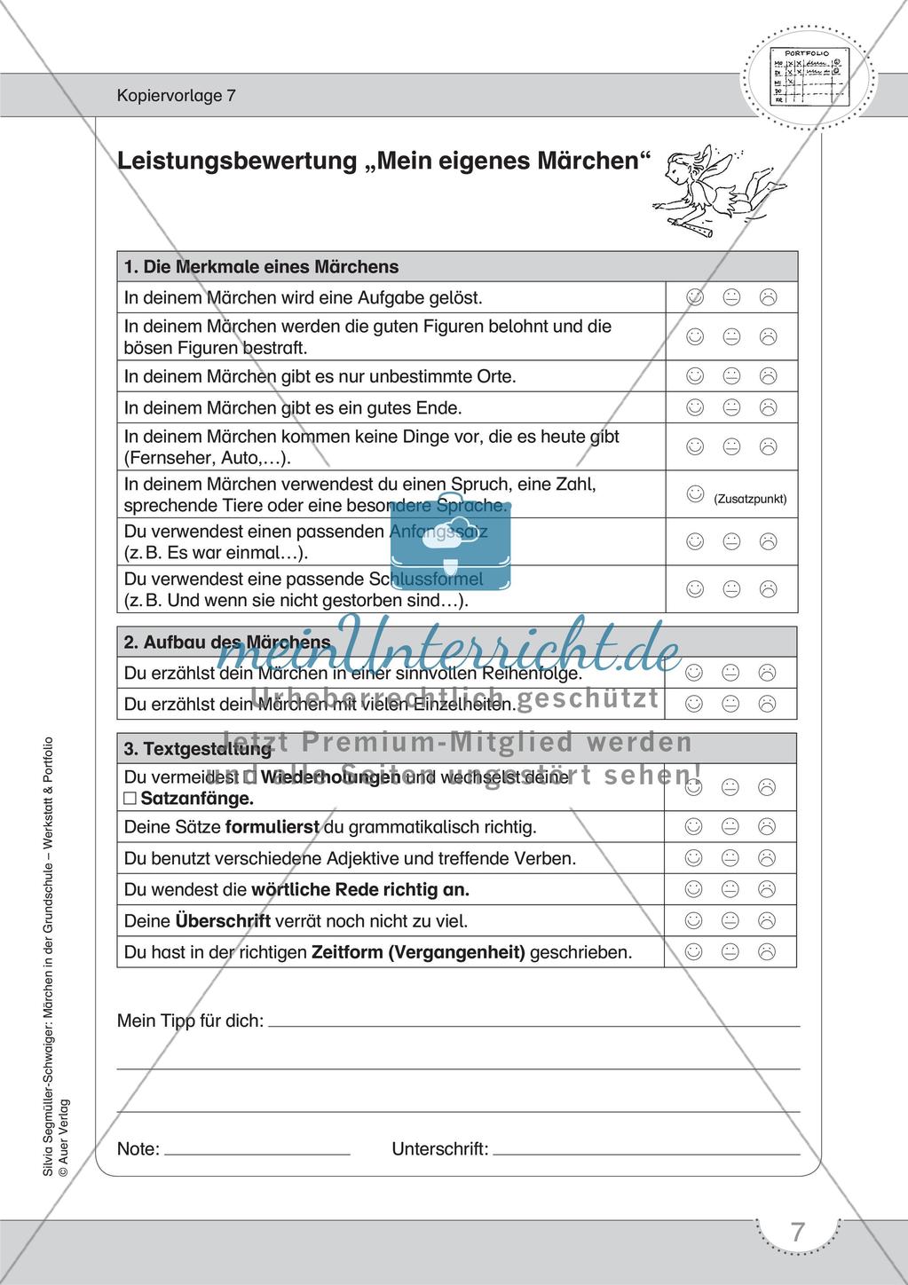 Märchenwerkstatt und Portfolio: Bewertung Preview 9