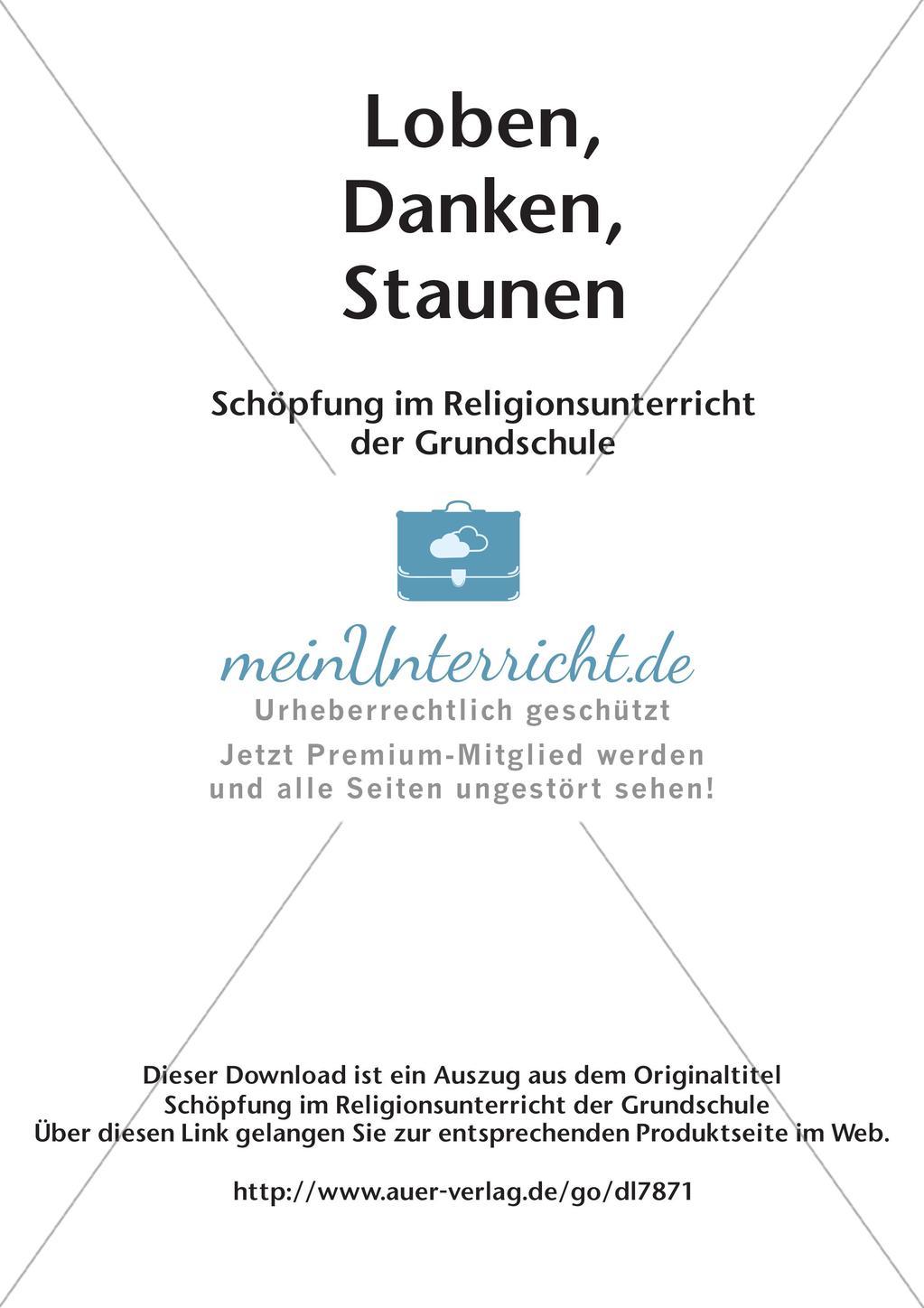 Schöpfung: Loben, Danken, Staunen Preview 2