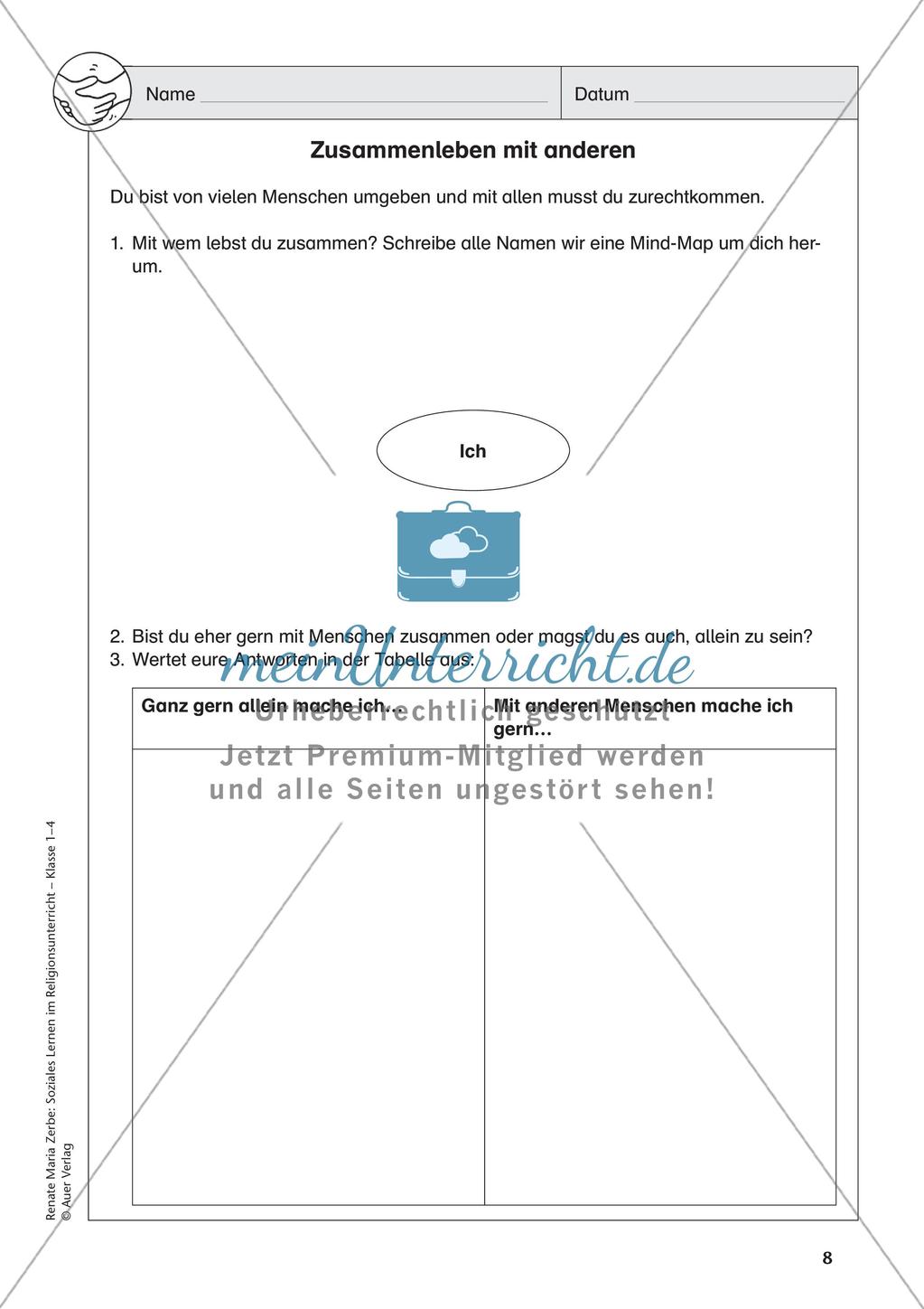 Soziales Lernen im Religionsunterricht: Respekt und Freundschaft Preview 10