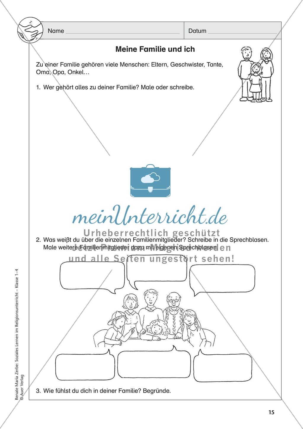 Soziales Lernen im Religionsunterricht: Respekt und Freundschaft Preview 17