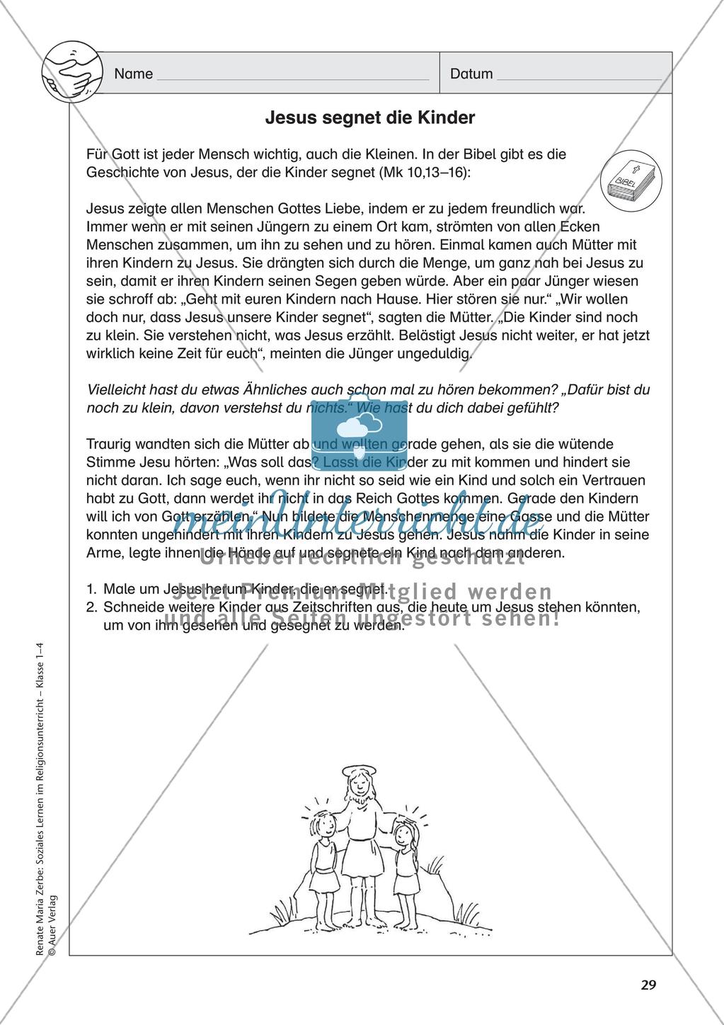 Soziales Lernen im Religionsunterricht: Respekt und Freundschaft Preview 31