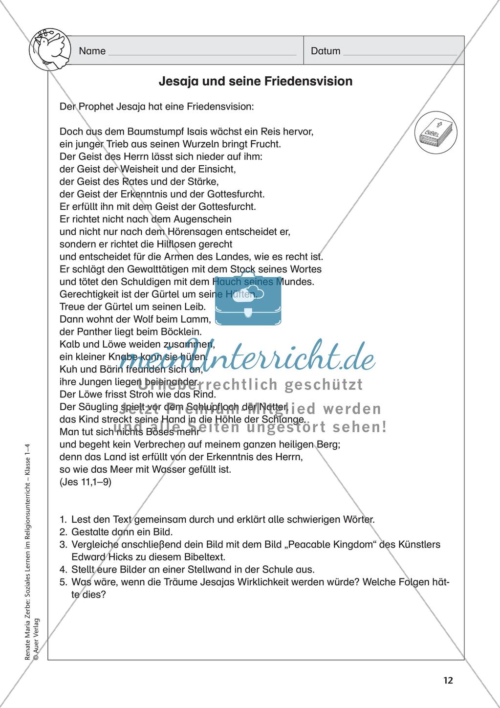 Soziales Lernen im Religionsunterricht: Konflikte lösen Preview 14