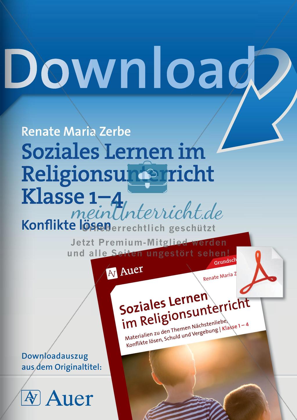 Soziales Lernen im Religionsunterricht: Konflikte lösen Preview 1