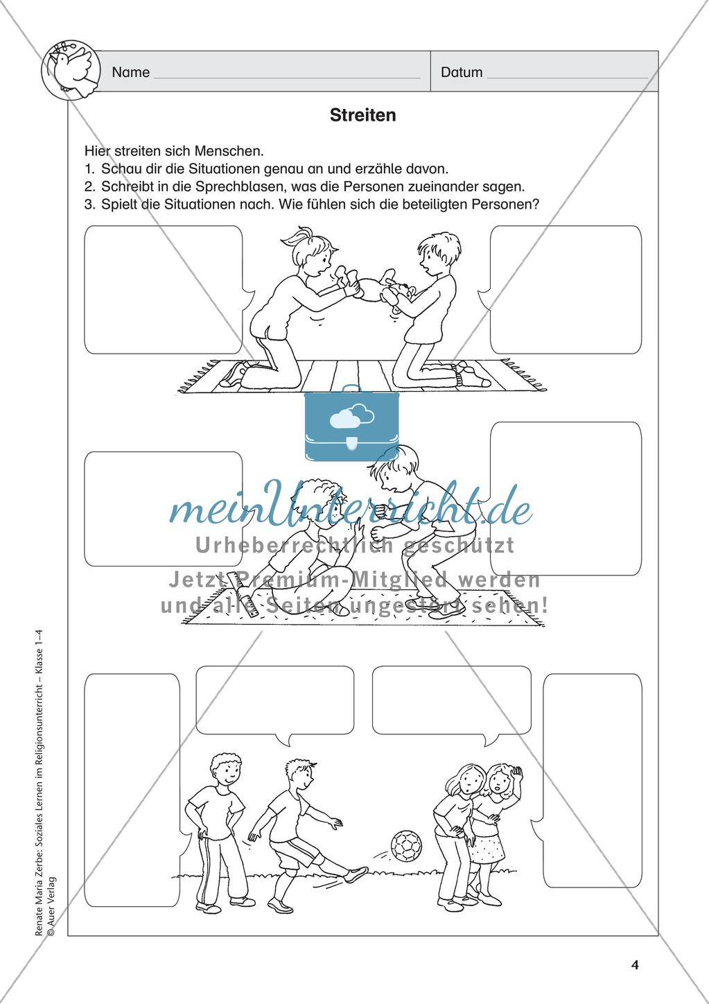 Soziales Lernen im Religionsunterricht: Konflikte lösen Preview 6