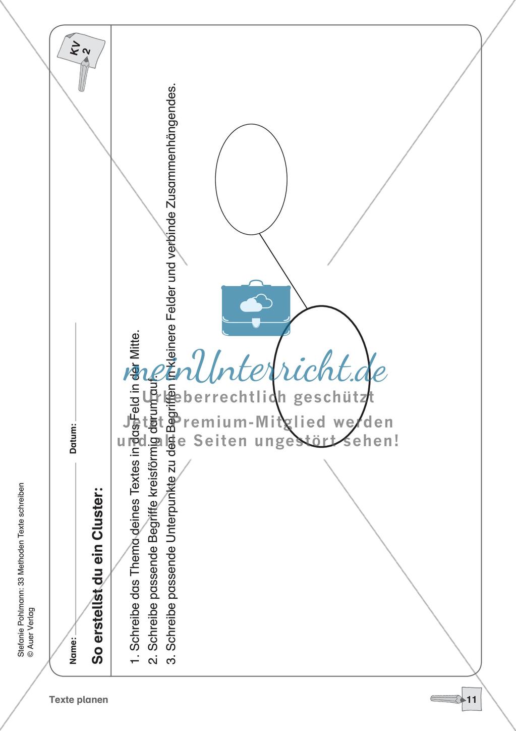 Methodensammlung: Texte planen Preview 13