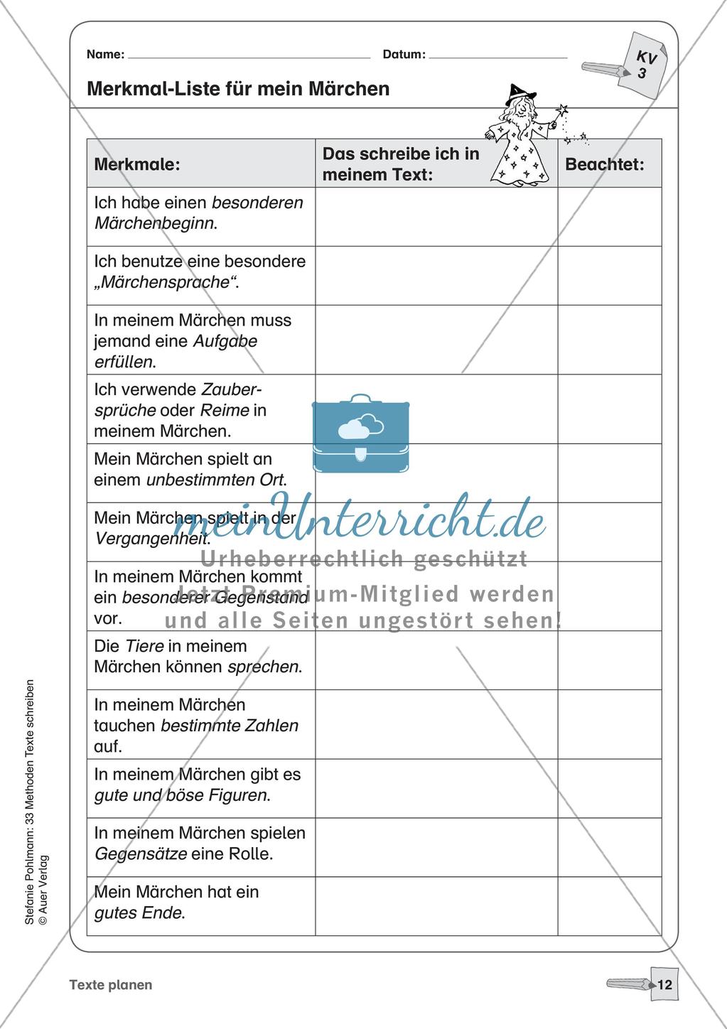 Methodensammlung: Texte planen Preview 14