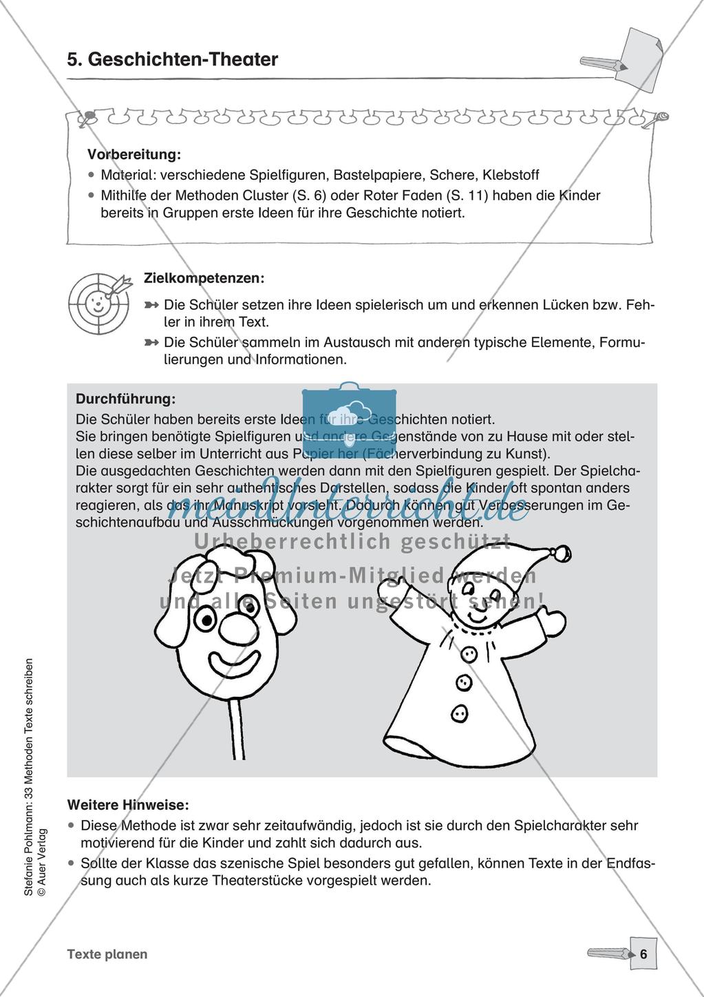 Methodensammlung: Texte planen Preview 8