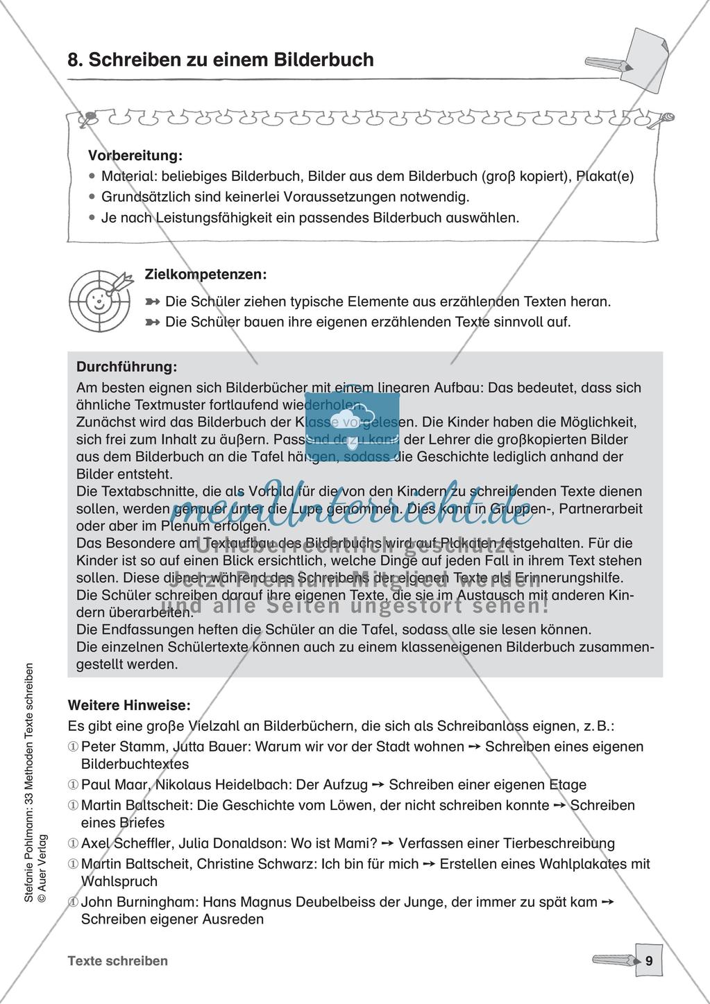 Methodensammlung: Texte schreiben Preview 11
