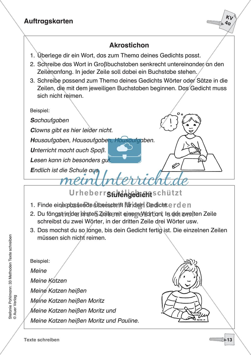 Methodensammlung: Texte schreiben Preview 15