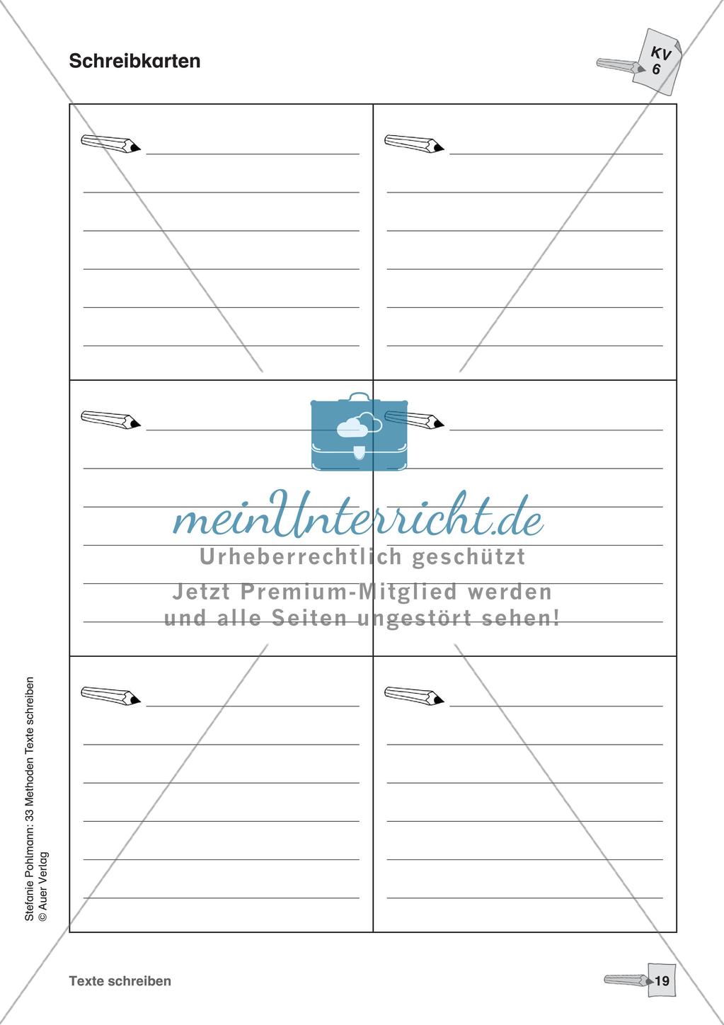 Methodensammlung: Texte schreiben Preview 21