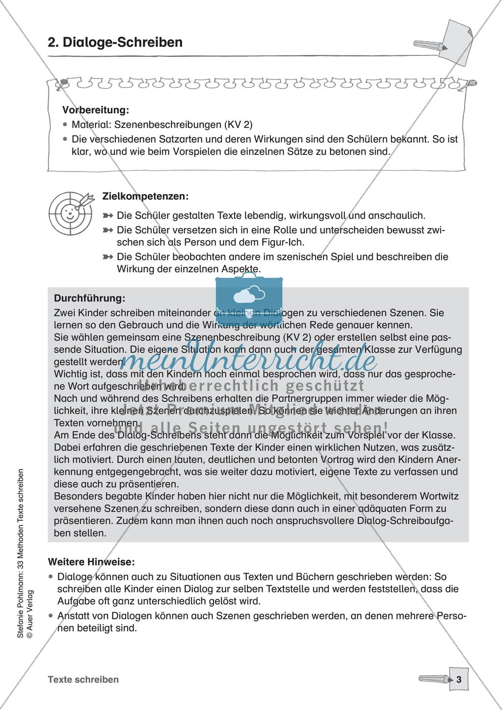 Methodensammlung: Texte schreiben Preview 5