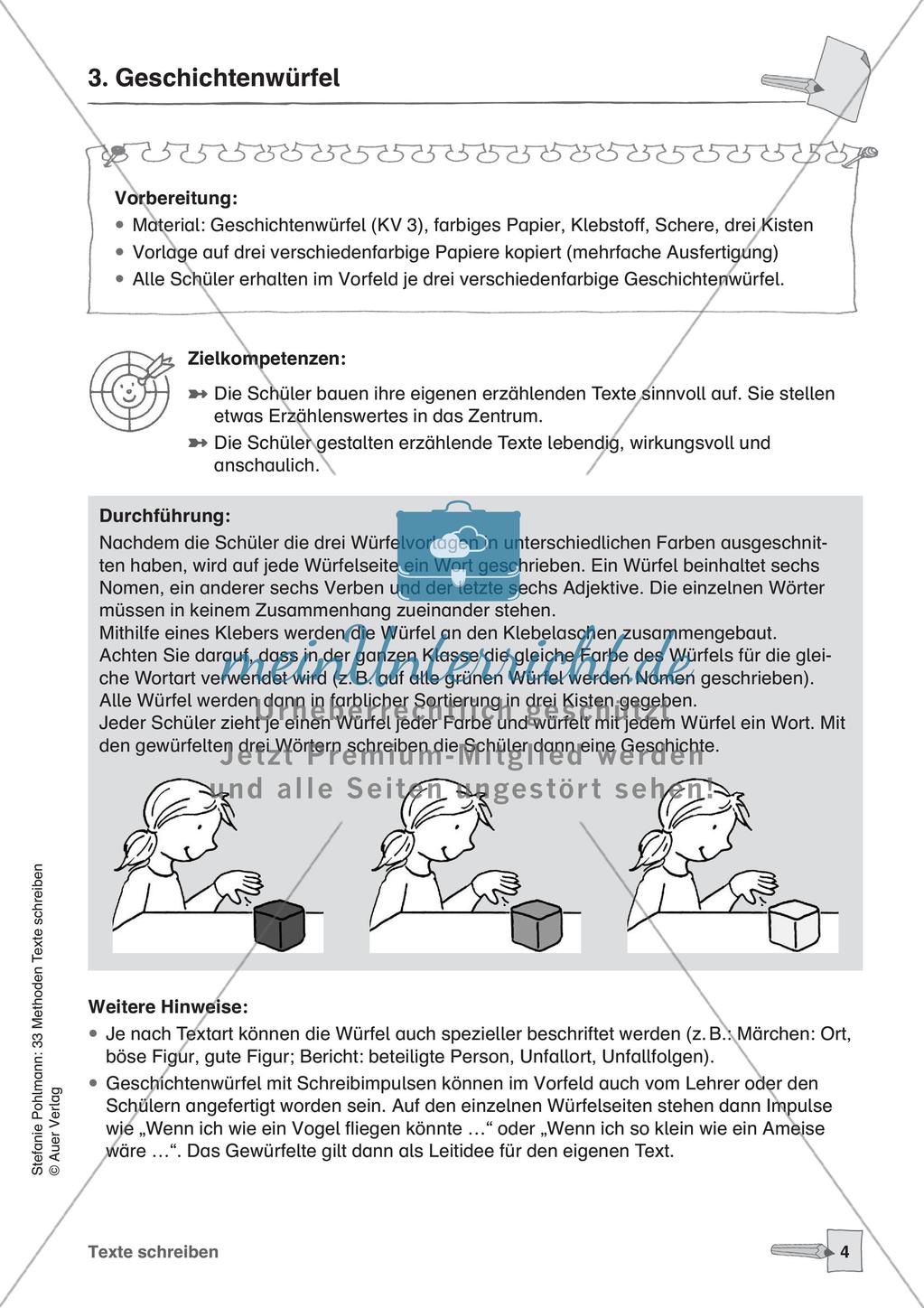 Methodensammlung: Texte schreiben Preview 6
