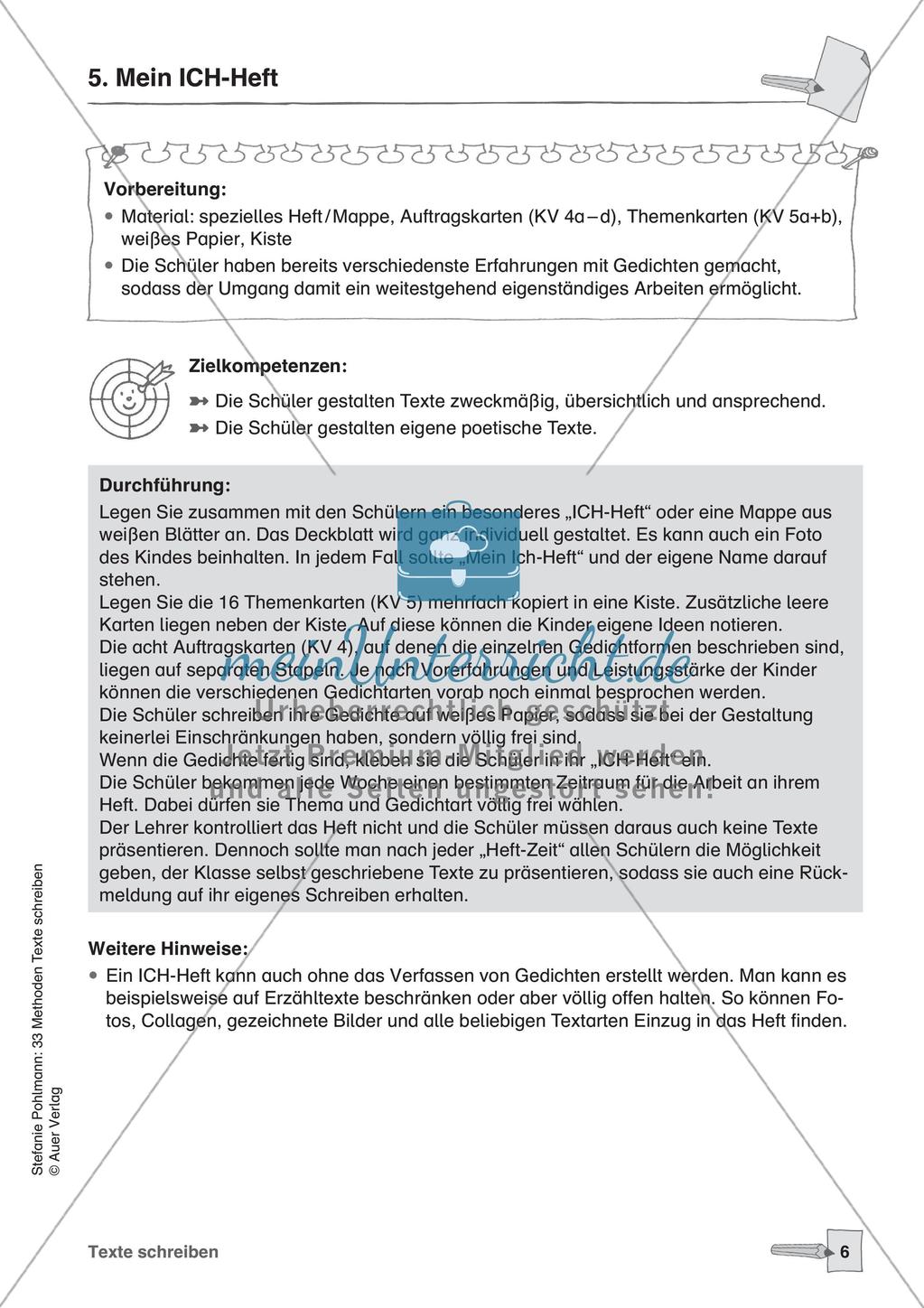 Methodensammlung: Texte schreiben Preview 8