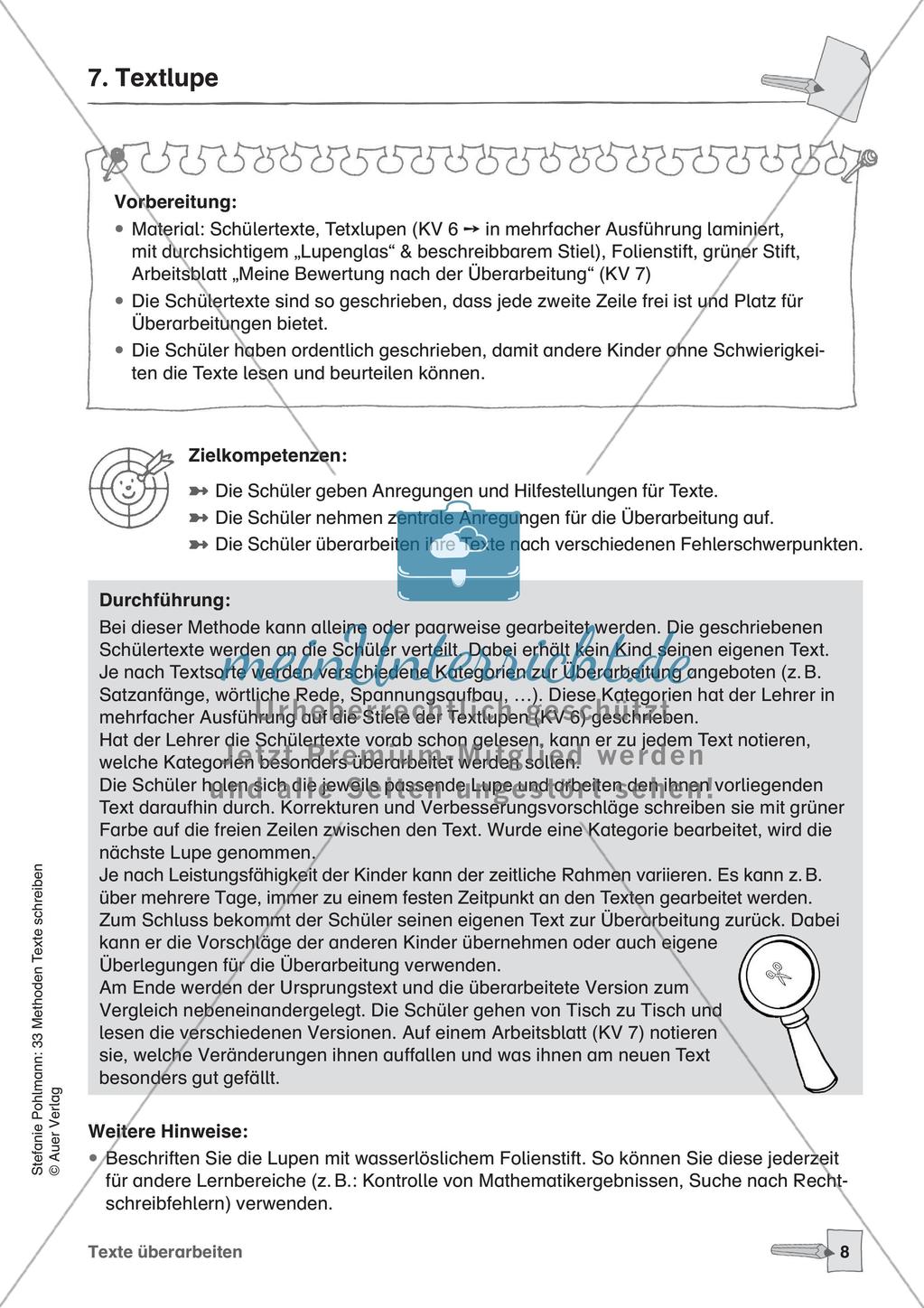 Methodensammlung: Texte überarbeiten Preview 10