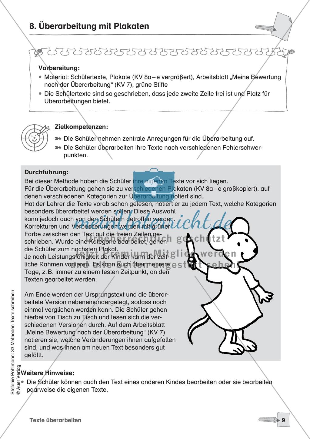 Methodensammlung: Texte überarbeiten Preview 11