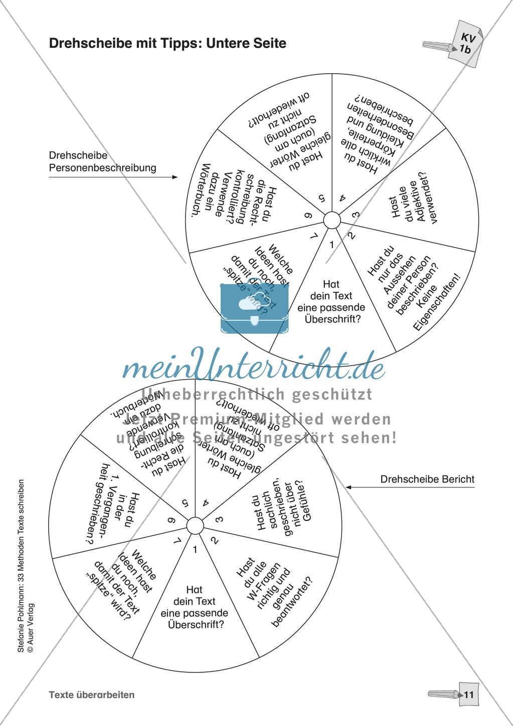 Methodensammlung: Texte überarbeiten Preview 13