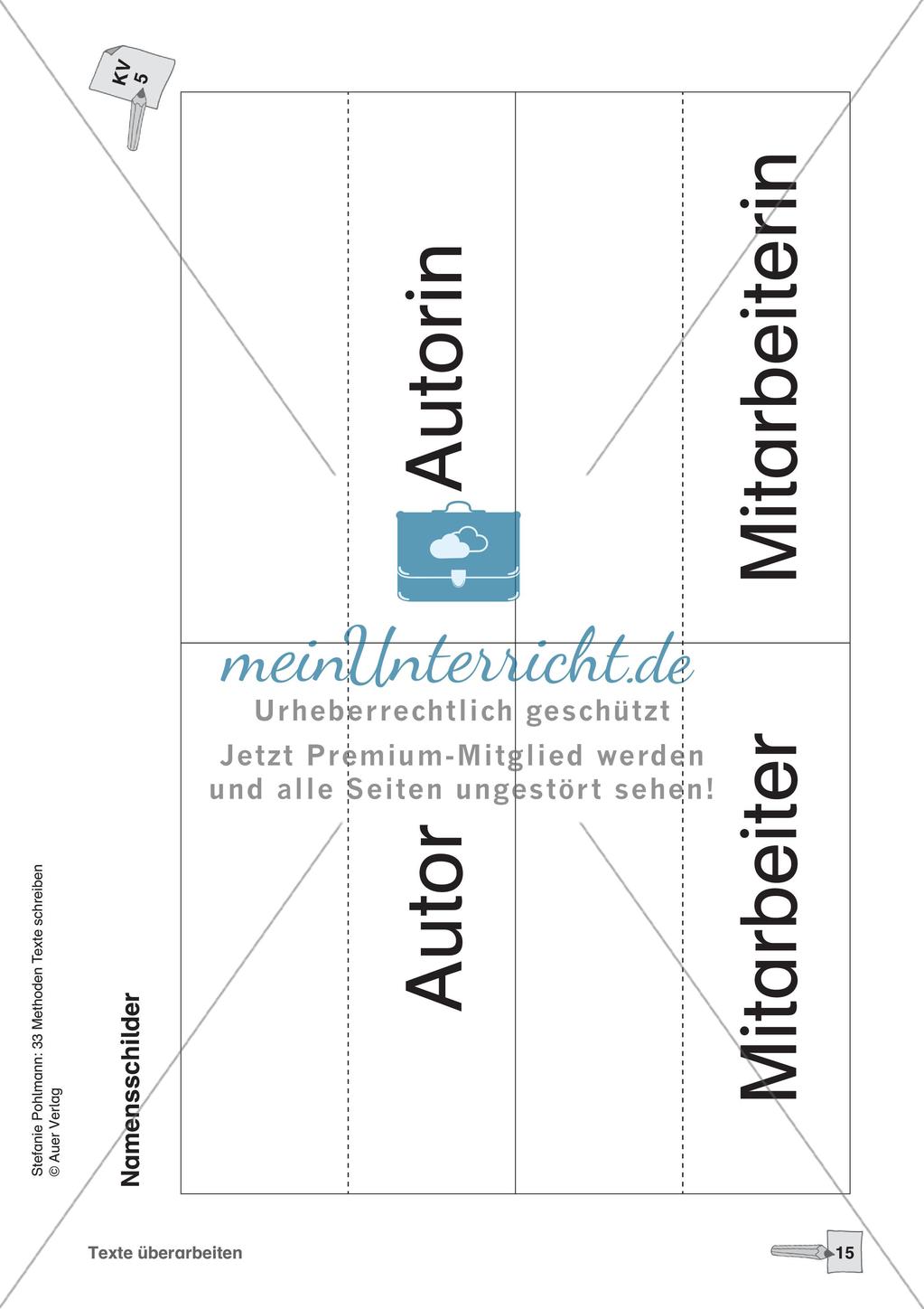 Methodensammlung: Texte überarbeiten Preview 17