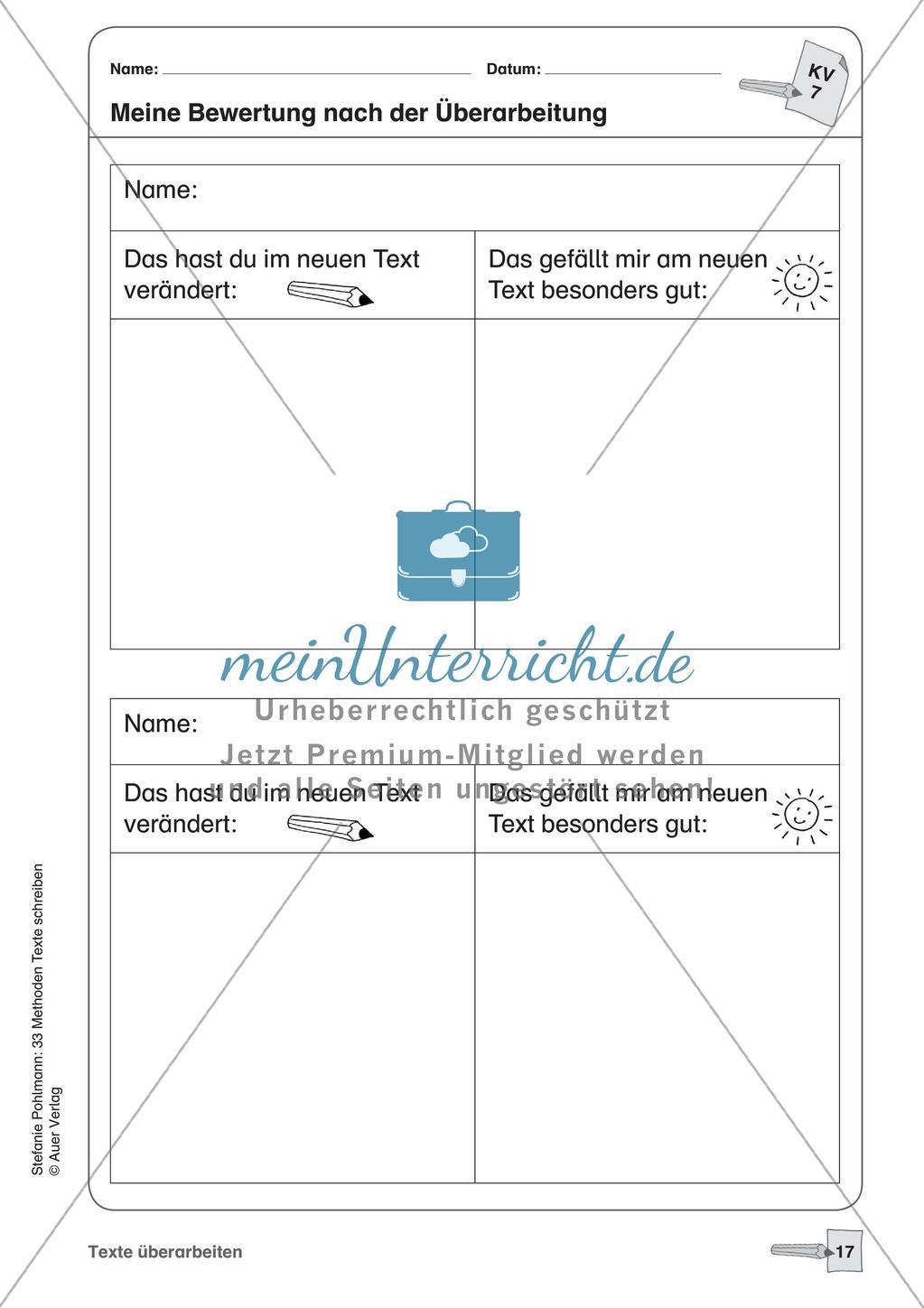 Methodensammlung: Texte überarbeiten Preview 19