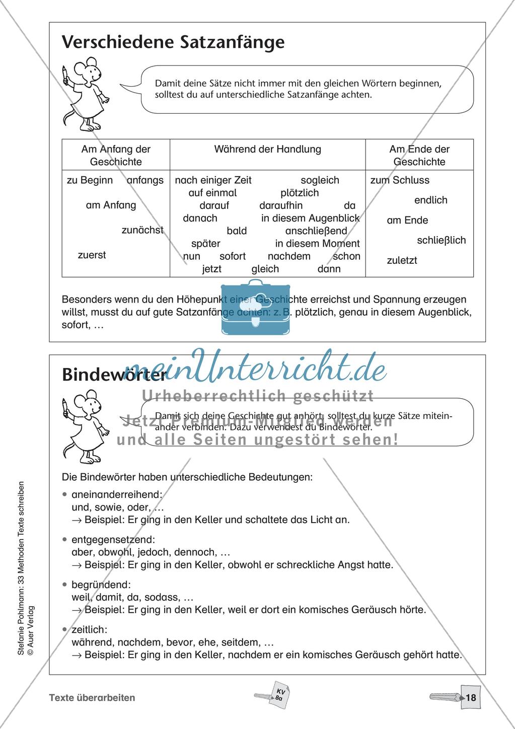 Methodensammlung: Texte überarbeiten Preview 20