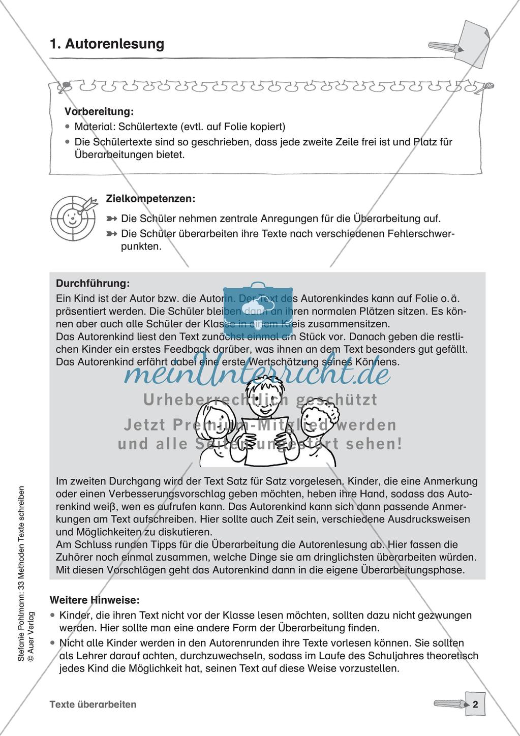 Methodensammlung: Texte überarbeiten Preview 4