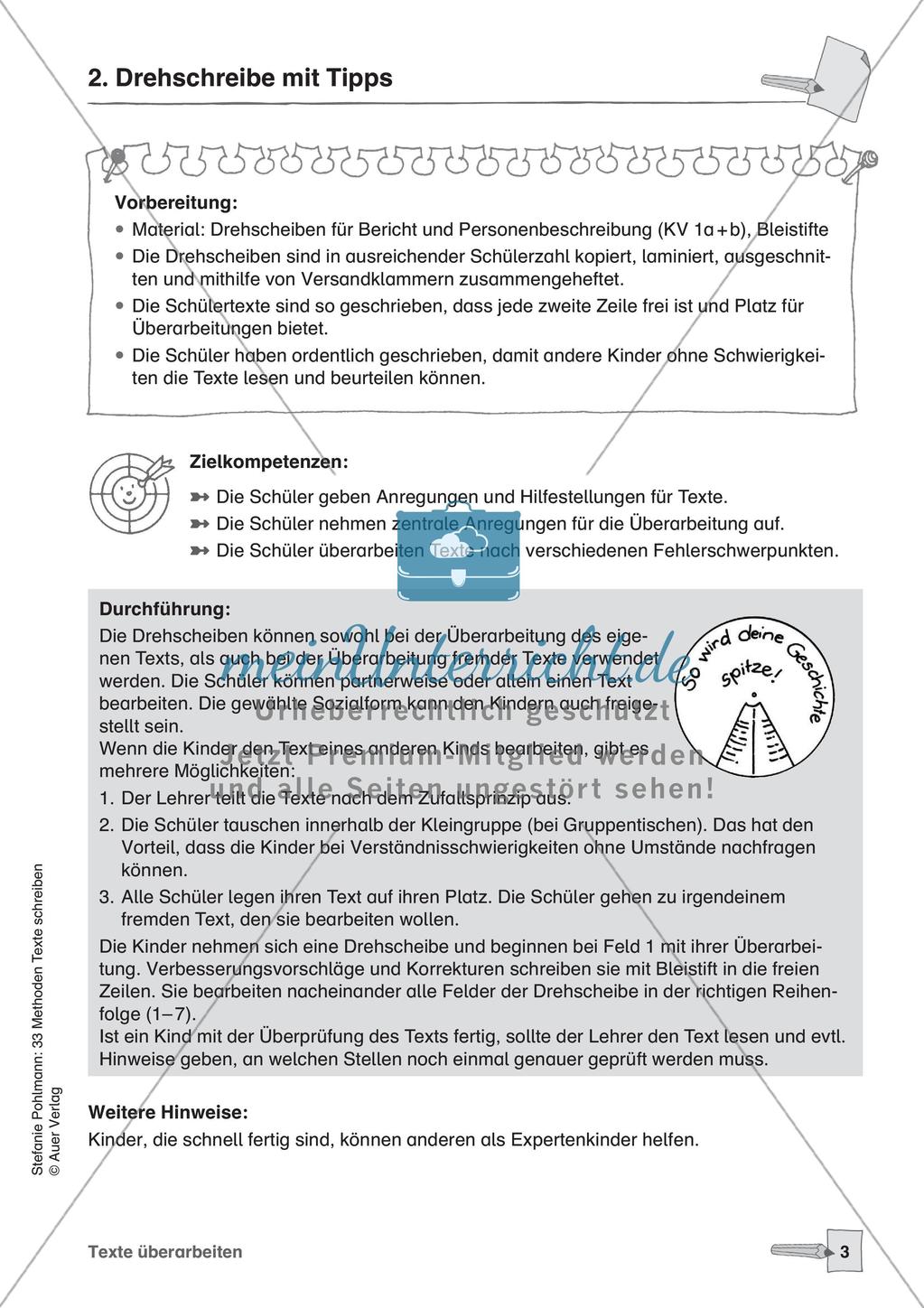 Methodensammlung: Texte überarbeiten Preview 5