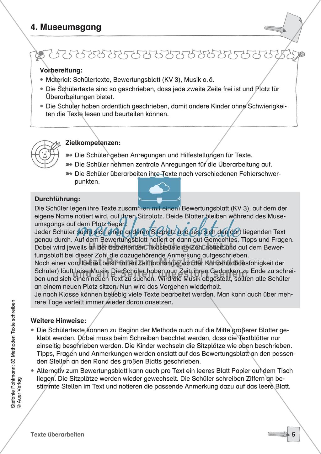 Methodensammlung: Texte überarbeiten Preview 7