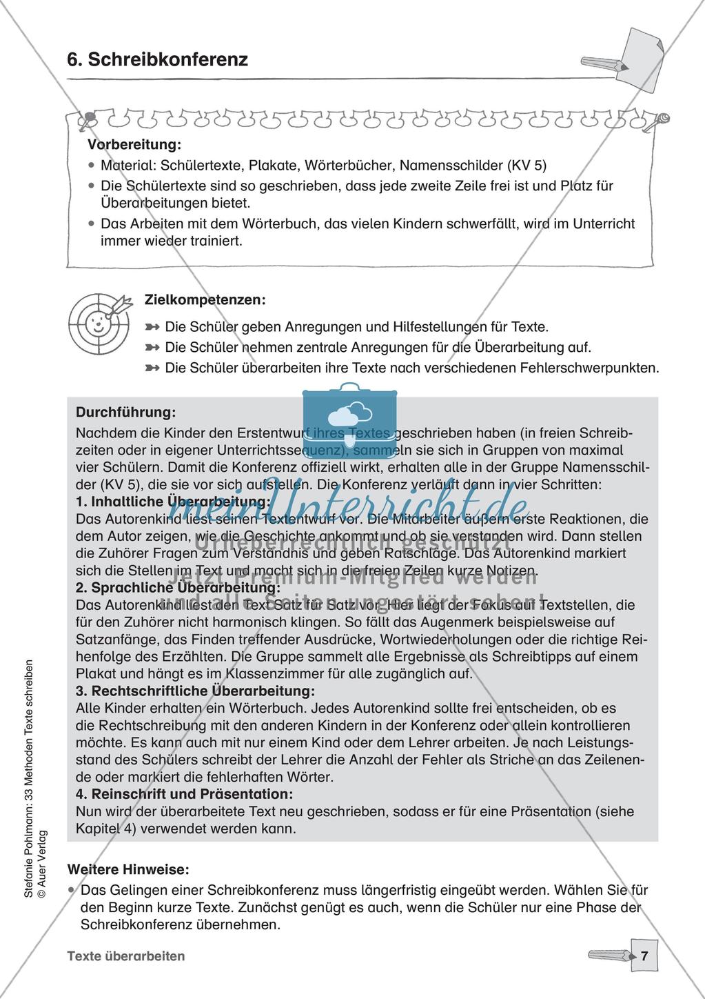 Methodensammlung: Texte überarbeiten Preview 9