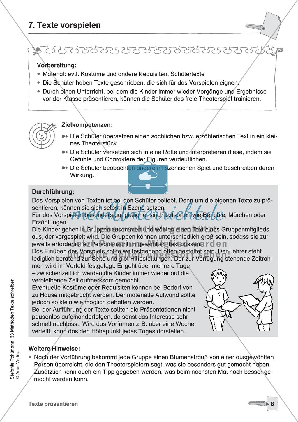 Methodensammlung: Texte präsentieren Preview 10