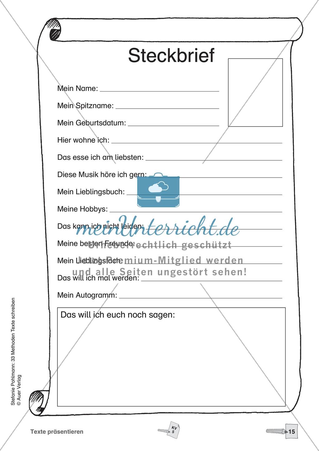Methodensammlung: Texte präsentieren Preview 17