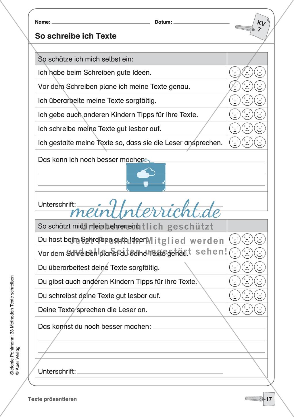 Methodensammlung: Texte präsentieren Preview 19