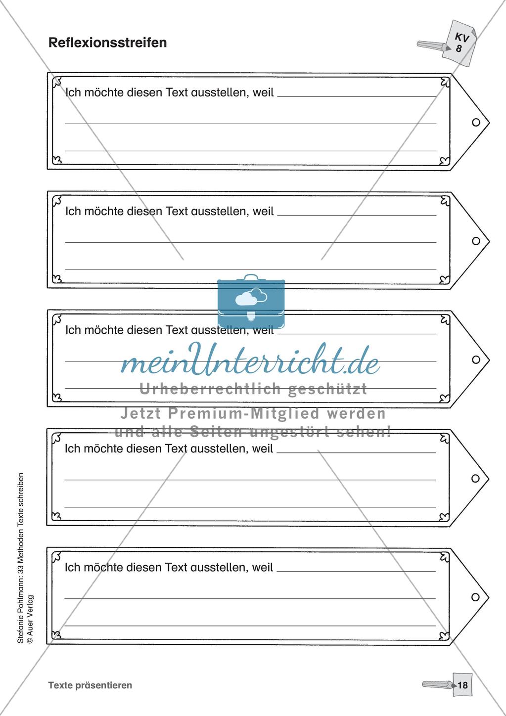 Methodensammlung: Texte präsentieren Preview 20