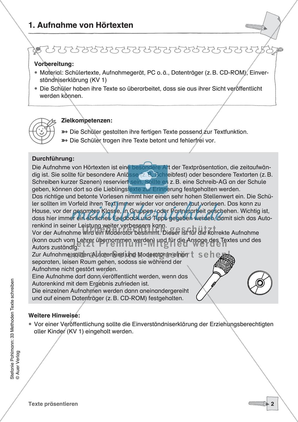 Methodensammlung: Texte präsentieren Preview 4