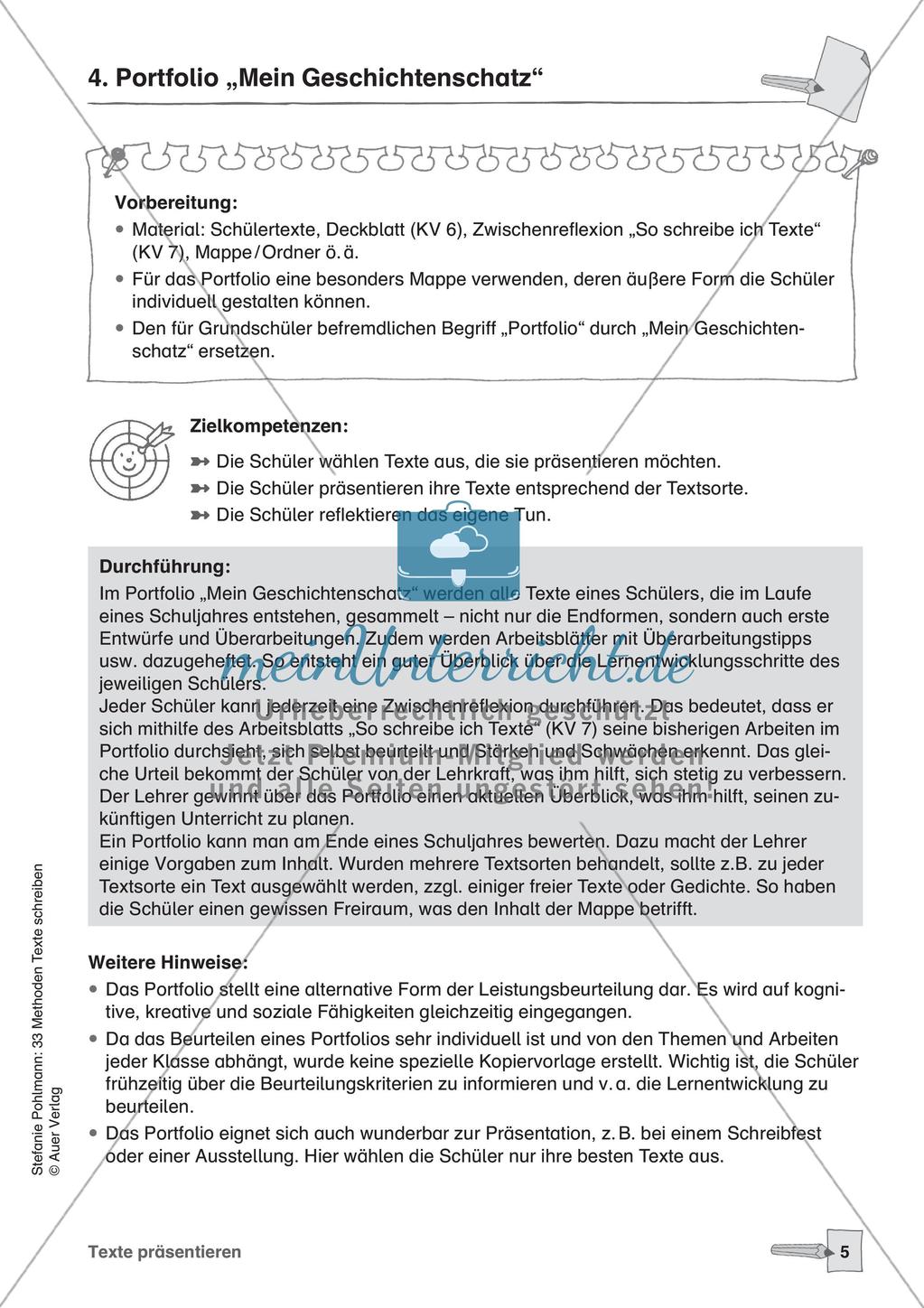 Methodensammlung: Texte präsentieren Preview 7