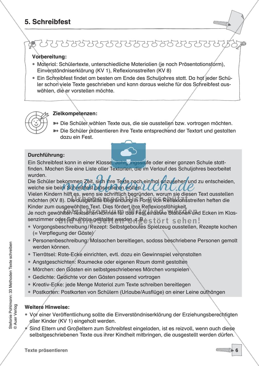Methodensammlung: Texte präsentieren Preview 8