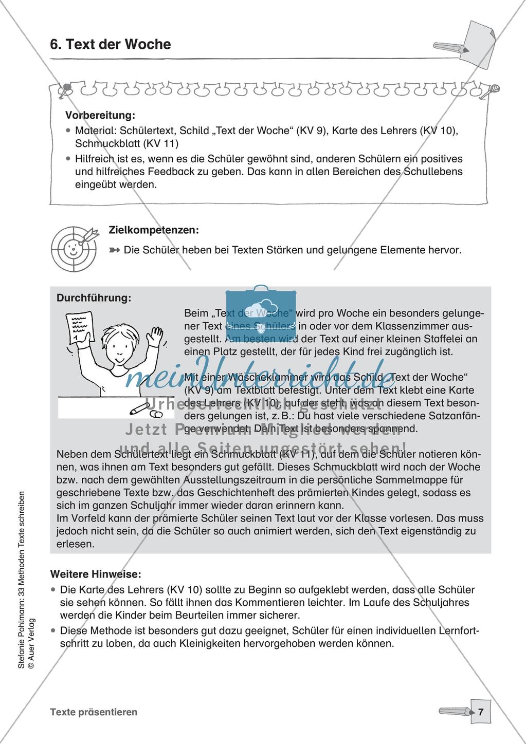 Methodensammlung: Texte präsentieren Preview 9