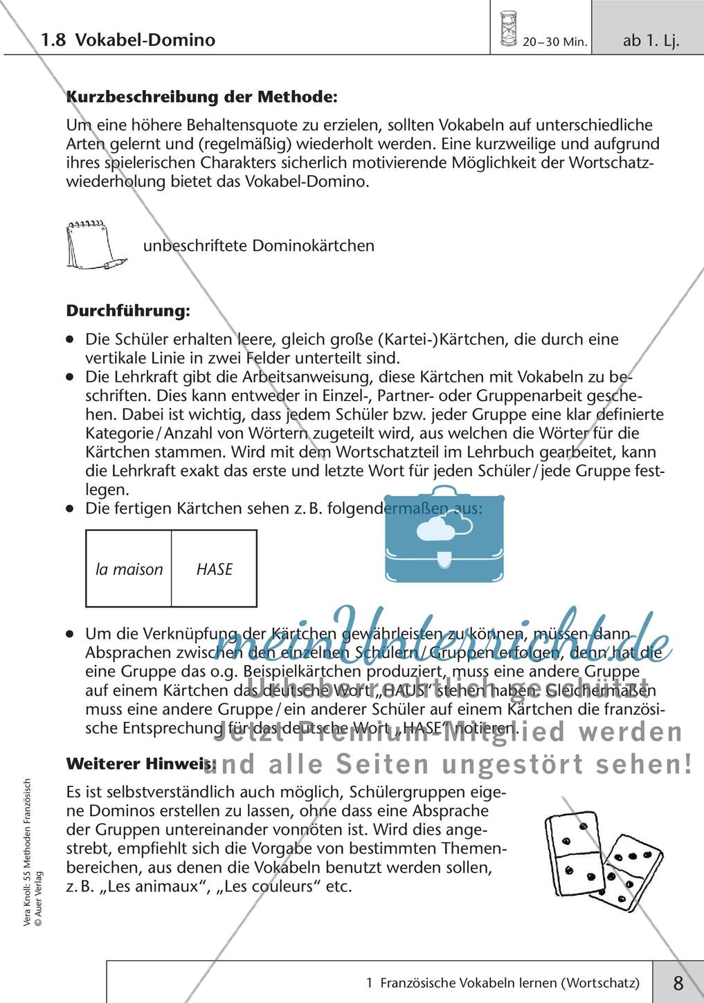 Methoden: Wortschatz Preview 10