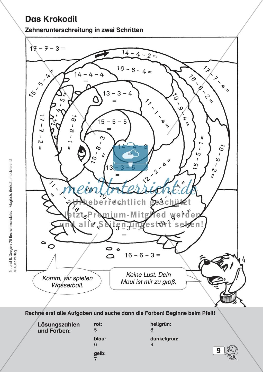 Rechenmandalas im Zahlenraum 20 Preview 11
