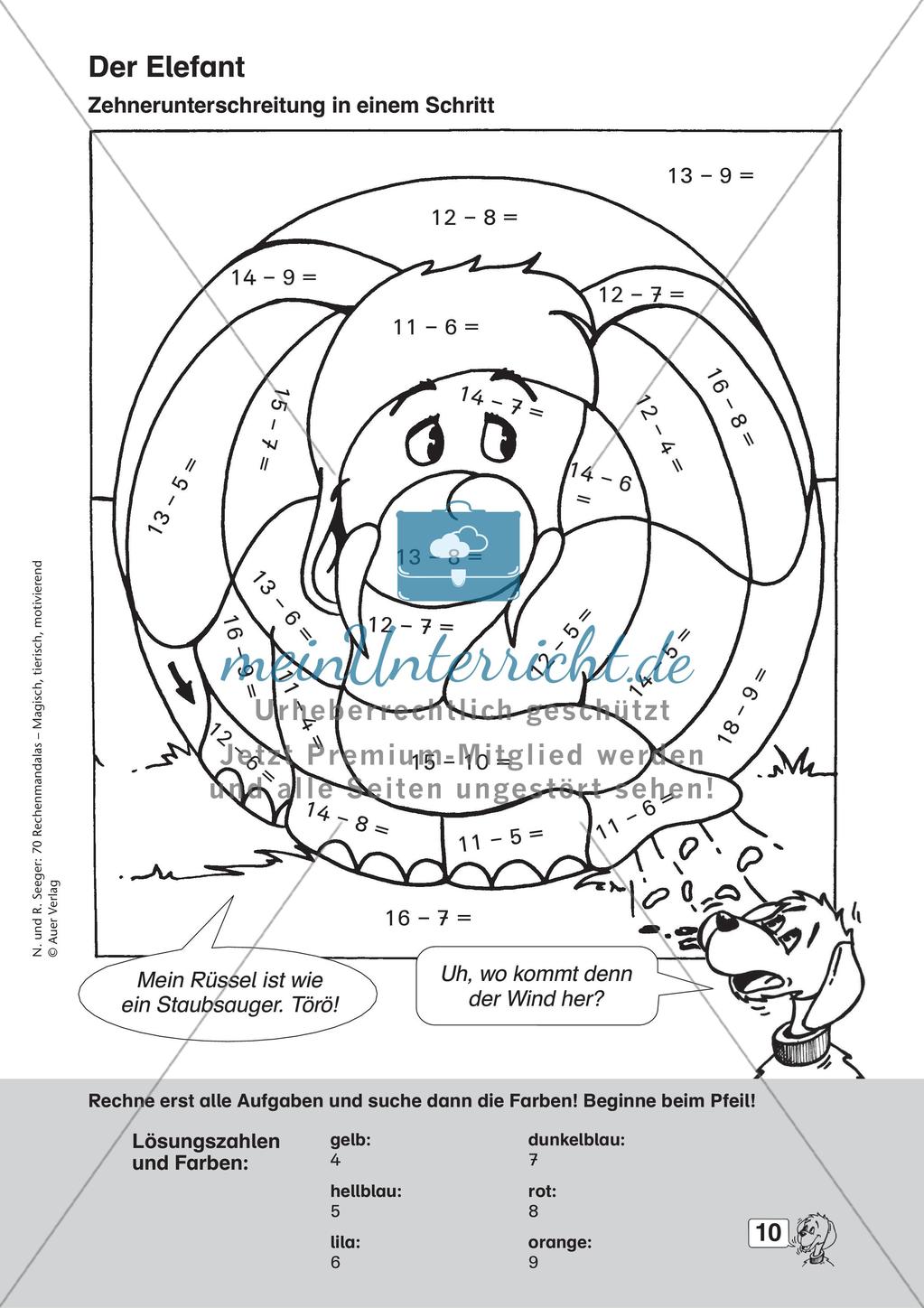 Rechenmandalas im Zahlenraum 20 Preview 12
