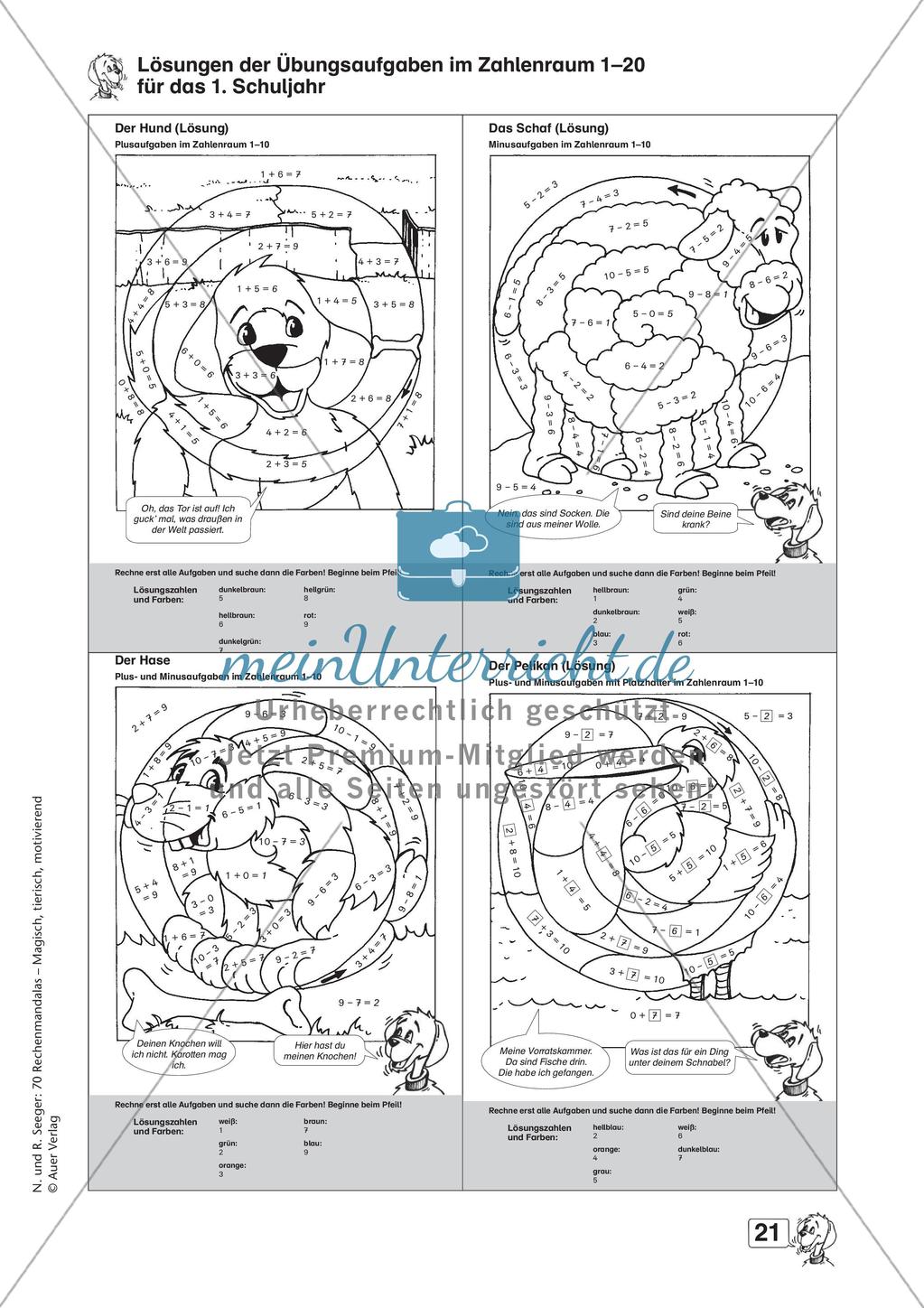 Rechenmandalas im Zahlenraum 20 Preview 23