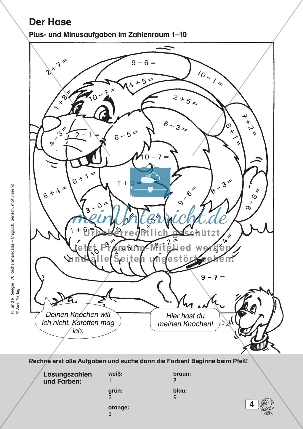Rechenmandalas im Zahlenraum 20 Preview 6