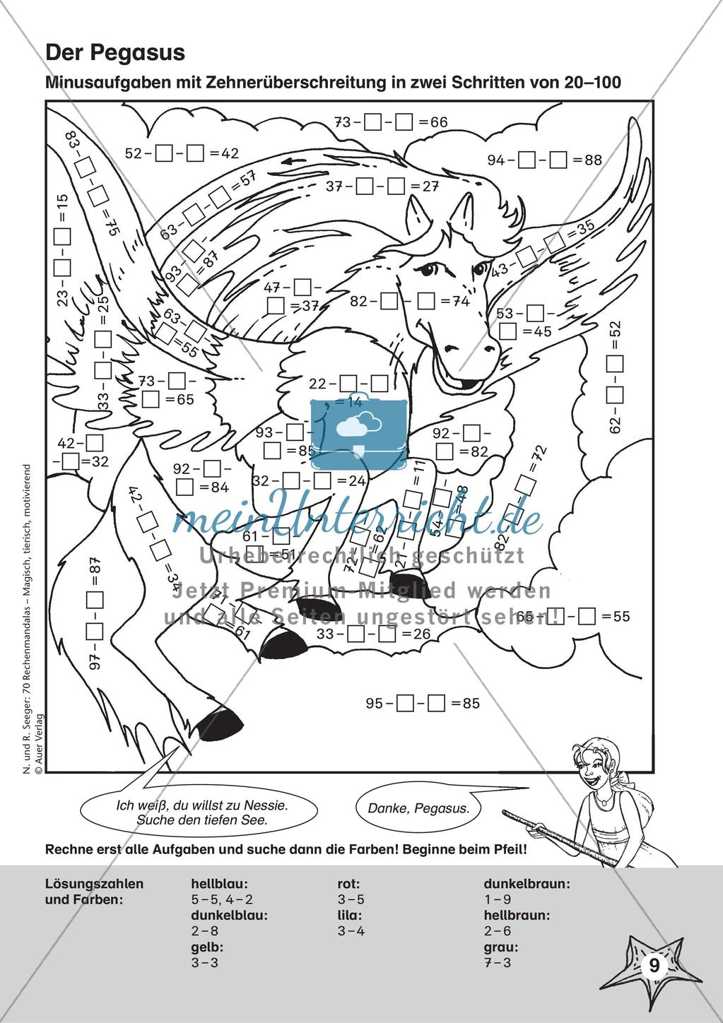 Rechenmandalas im Zahlenraum 100 Preview 11