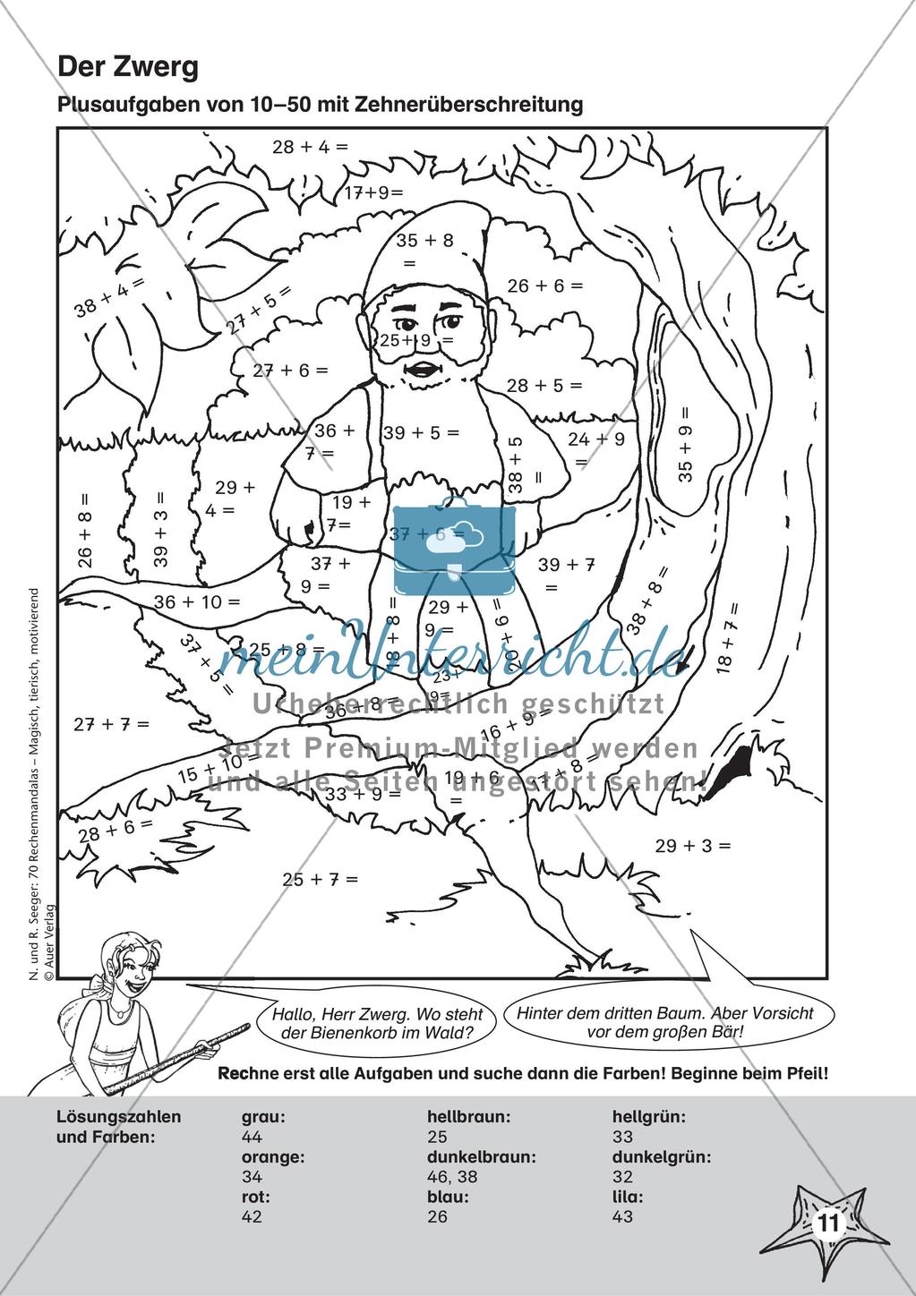 Rechenmandalas im Zahlenraum 100 Preview 13