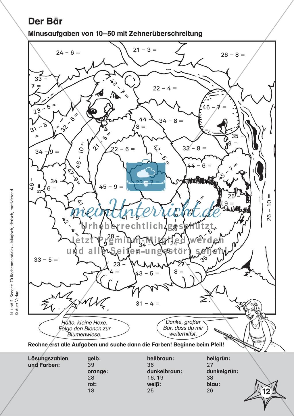 Rechenmandalas im Zahlenraum 100 Preview 14