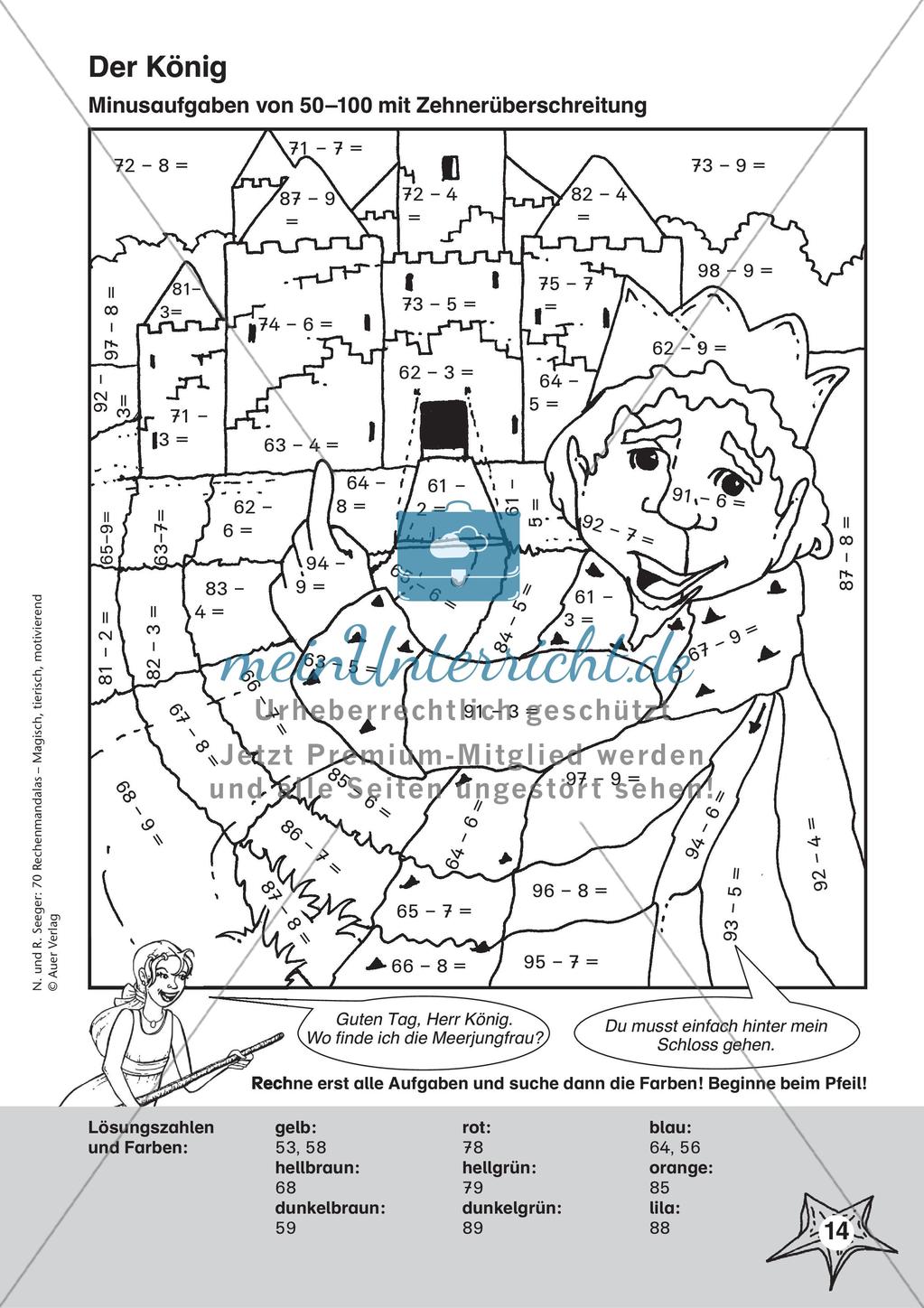 Rechenmandalas im Zahlenraum 100 Preview 16