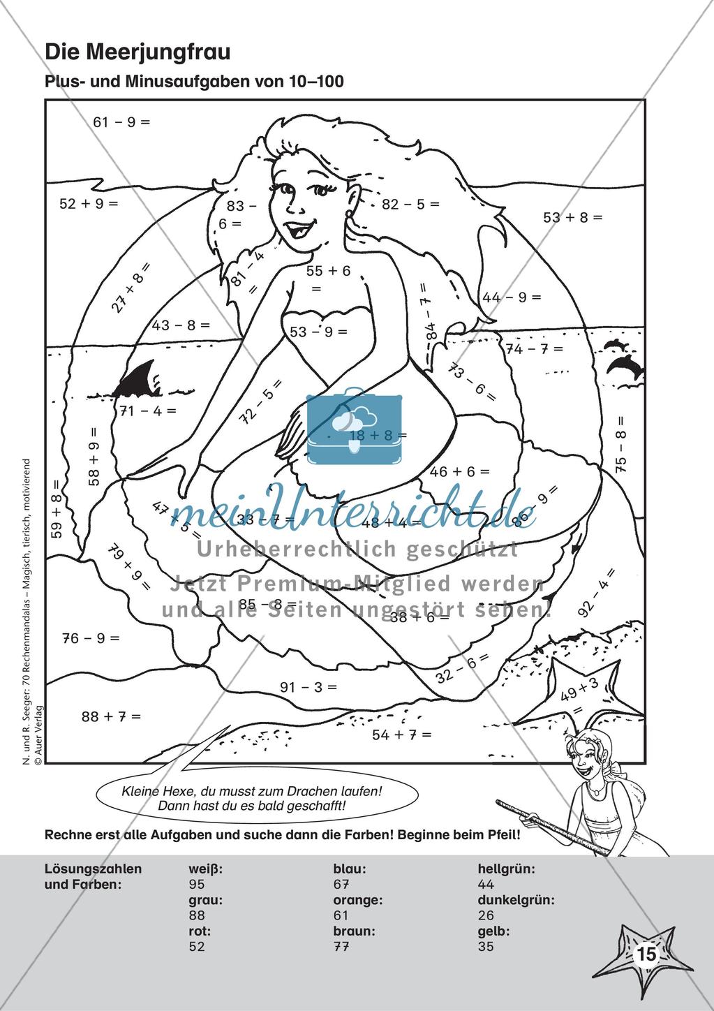 Rechenmandalas im Zahlenraum 100 Preview 17